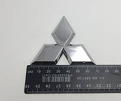 Емблема багажника Mitsubishi 7 см плоский