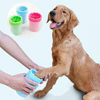 Стакан для мытья лап soft pet foot cleaner, лапомойка для собак и кошек, мытье лап животных