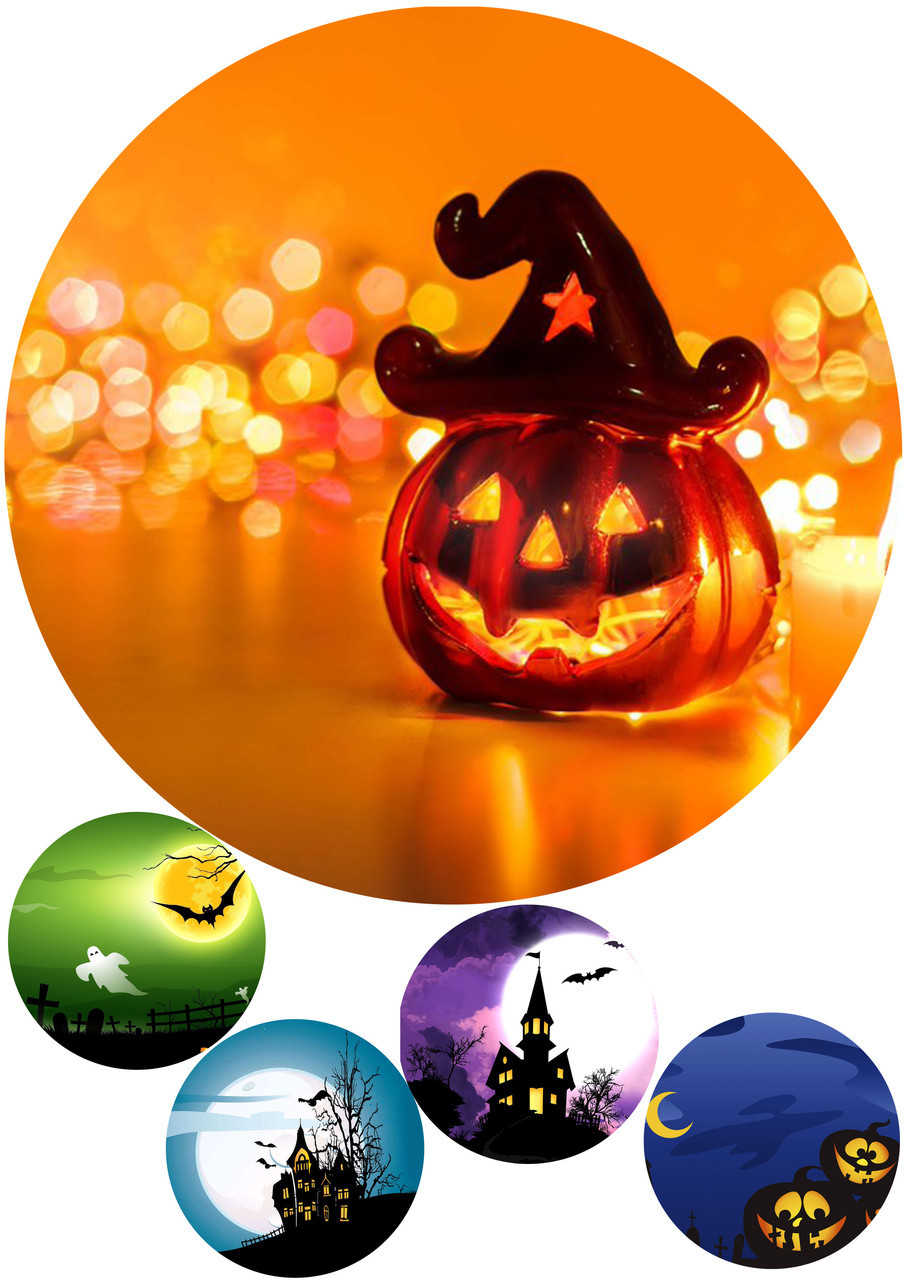 Цукрова картинка halloween, для торта, фото 1