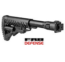 Складний телескопічний приклад Fab Defense М4-AKS GLR-16 для АКС-74 / АКСУ замість штатного складного убік рамочного приклада