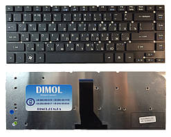 Оригінальна клавіатура для ноутбука Acer Aspire 3830, 3830G, 3830T, 3830TG, 4755 (без рамки) Black