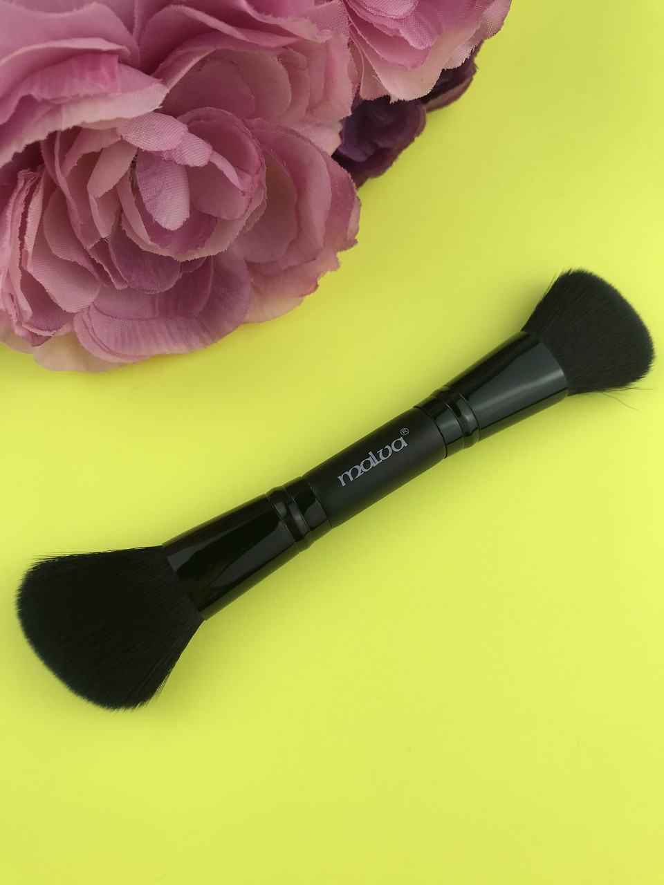 Пензель подвійний No34 Malva Cosmetics