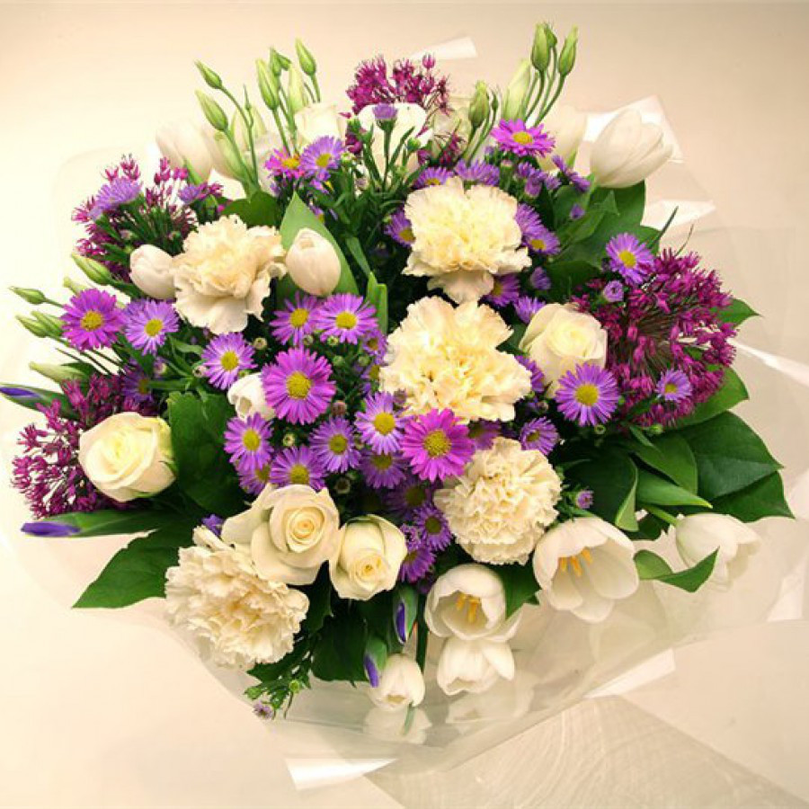 Цукрова картинка квітів, для торта, фото 1