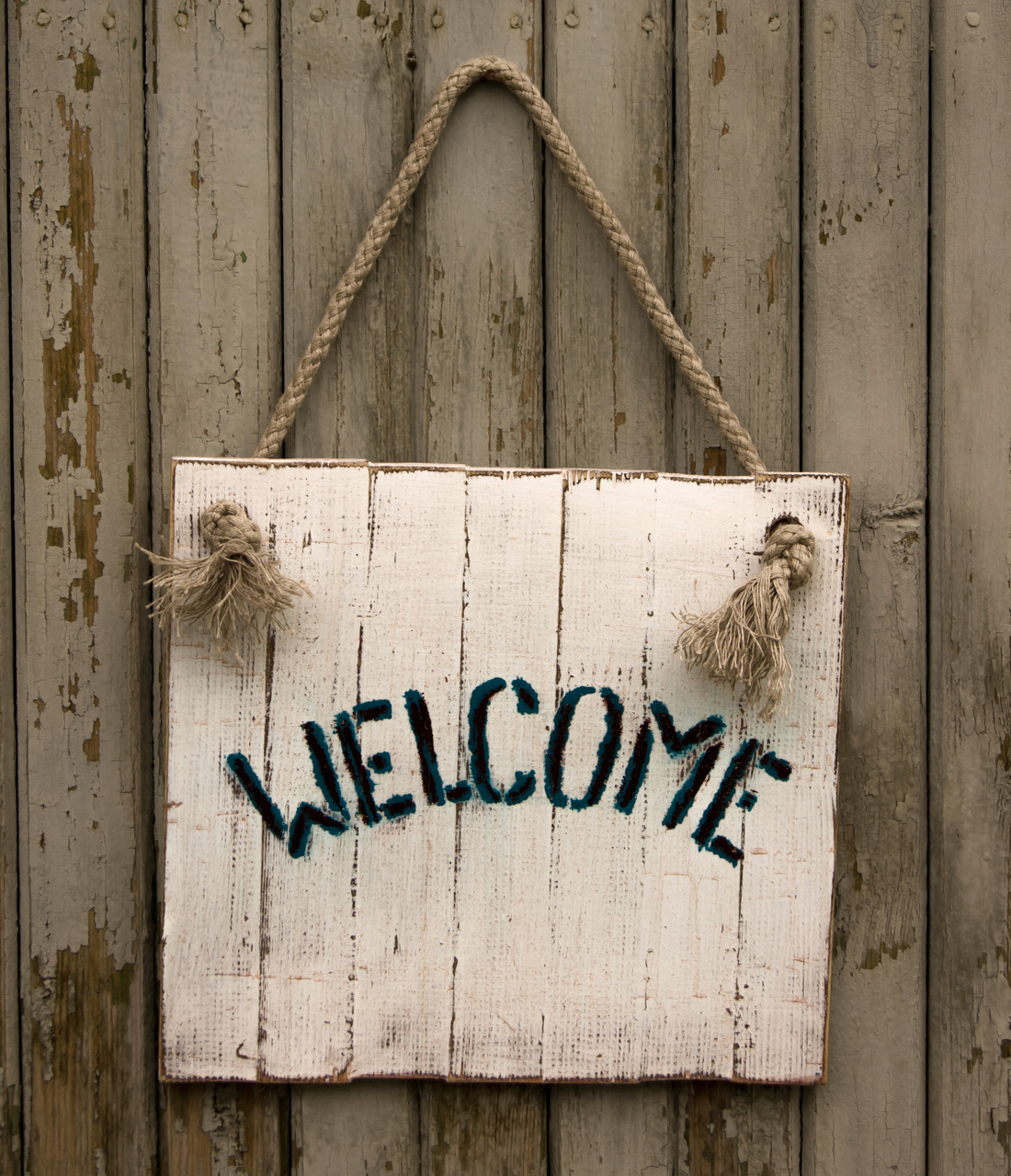Табличка на двері "WELCOME"