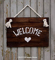 Табличка на двері "WELCOME"