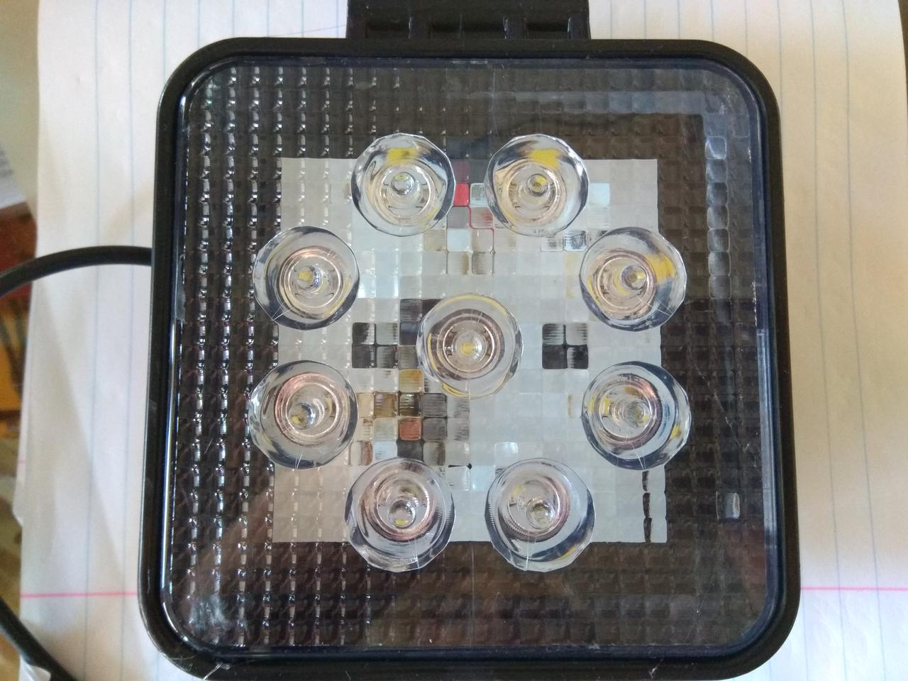 Фара додаткова діодна MARS 9 діодів 10-30 v
