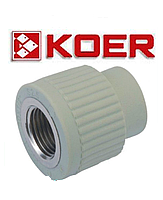 МУФТА KOER ППР КОМБІРОВАНА ВР 25X3/4