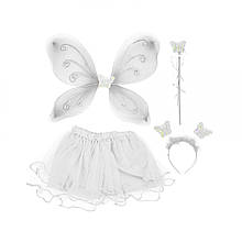 Карнавальний костюм Чарівний метелик (білий)