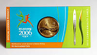 Монета Австралии 5 долларов 2006 г. XVIII Содружественные игры в Мельбурне. В упаковке