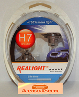 Лампа Realight H7 12V 55W 100% More Light к-кт2шт.