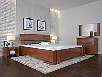 Кровать дерево Домино двуспальная 160 (Арбор) с подъемным механизмом