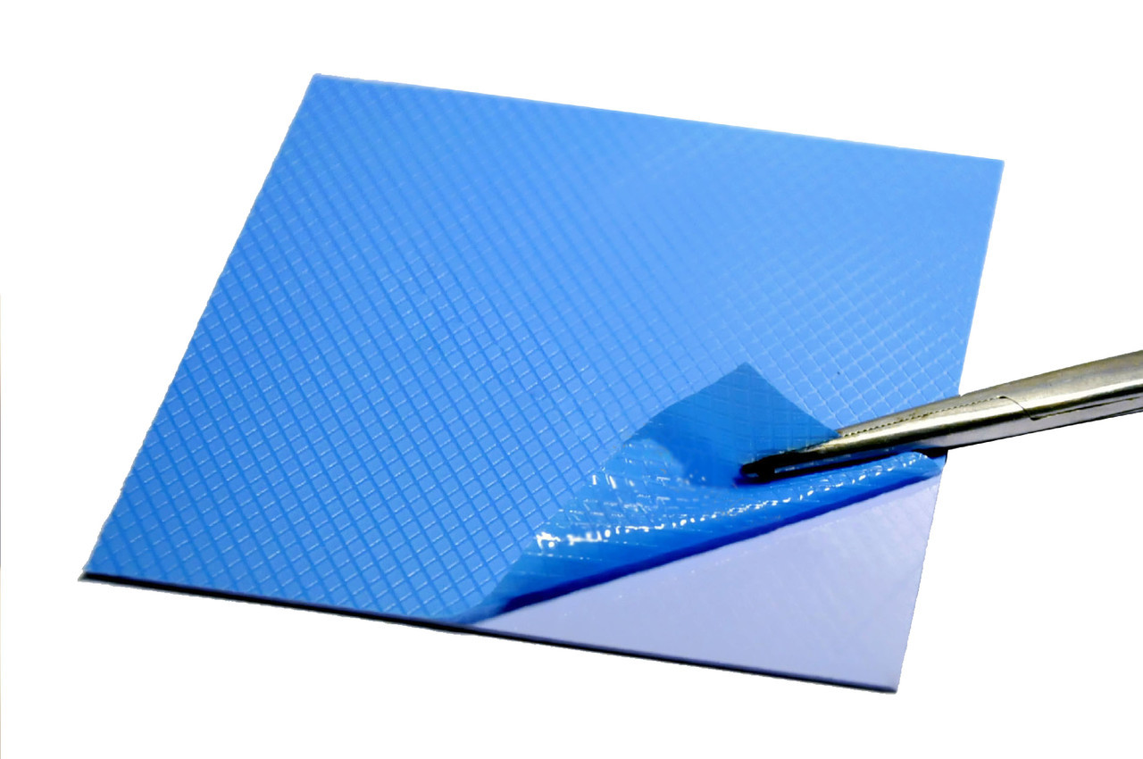 Термопрокладка 3K600 B20 1,0 мм 100 x 100 6 W/mK синя термоінтерфейс для ноутбука, фото 1