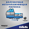 Gillette Mach3 Turbo 8 шт. в пакованні змінні касети для гоління, новий тип, оригінал, фото 3