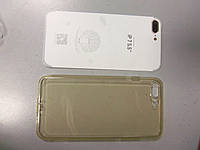 Чехол силиконовый супер тонкий Oucase Ultra Slim Unique SKID iPhone7 plus 5,5" прозрачный золото