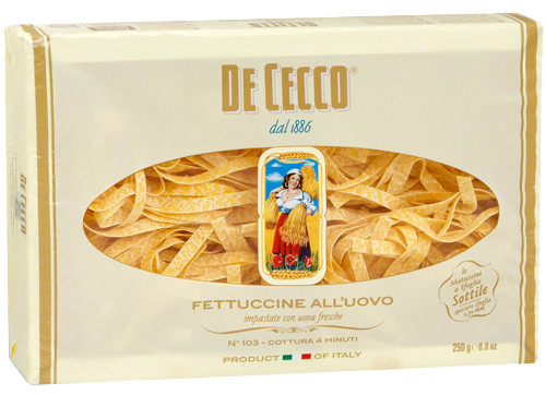 Макароны гнезда De cecco Fettuccine all'uovo 250 г.