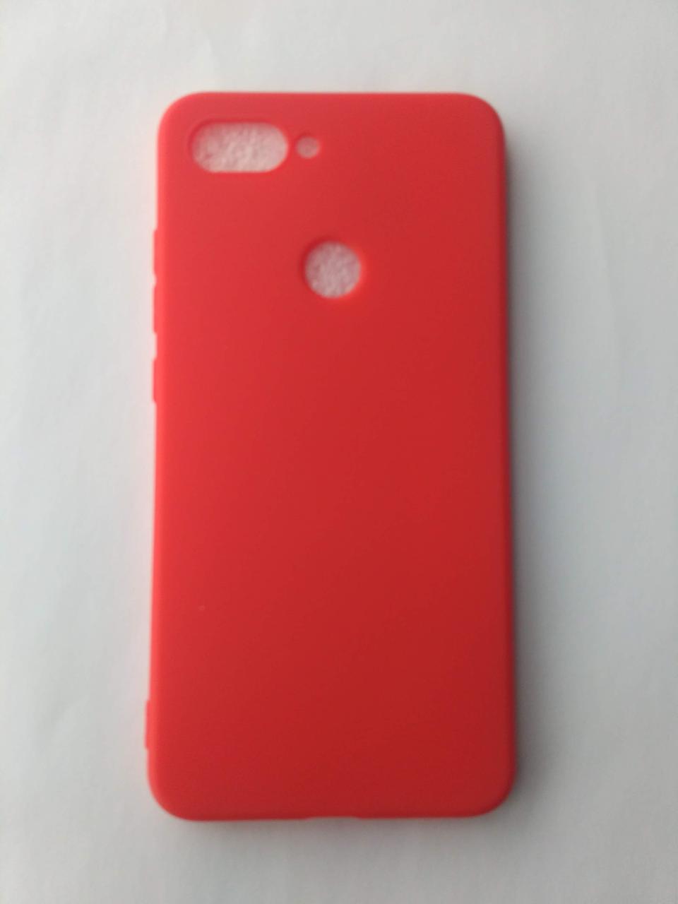 Силіконовий чохол Xiaomi Mi 8 Lite / Youth матовий Red (Червоний) Червоний 1847P