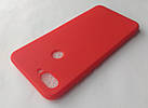 Силіконовий чохол Xiaomi Mi 8 Lite / Youth матовий Red (Червоний) Червоний 1847P, фото 3