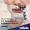 Gillette Mach3 4 шт. в пакованні змінні касети для гоління, новий тип, оригінал, фото 6