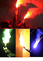 Фаєра набір 4 кольори, кольоровий вогонь, фаєр, факел, фальшфейер, набір 4 кольори, 100 с.