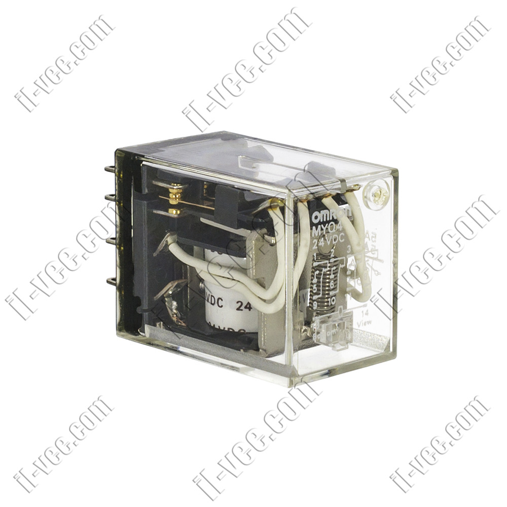 Реле Omron MYQ4 24VDC, 5A/220VAC, 5A/24VDC