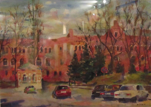 Картина Київ. Академія мистецтв. Автор Валерій Вітер, фото 2