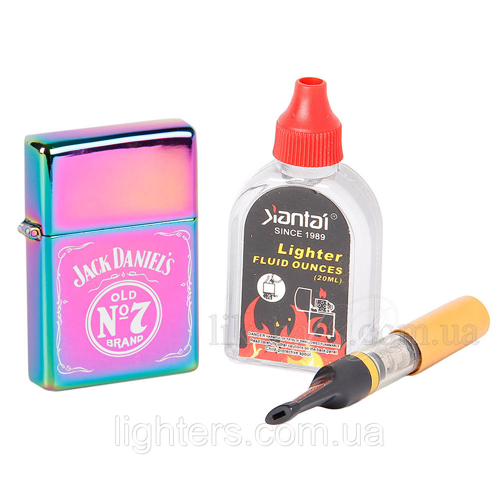 Запальничка з лазерним гравіюванням у подарунковому боксі з мундштуком і бензином дивовижна 644900, фото 1