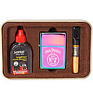 Запальничка з лазерним гравіюванням у подарунковому боксі з мундштуком і бензином дивовижна 644900, фото 2