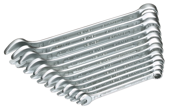 Набір комбінованих ключів ріжково-накидних 8-19 мм 12 предм. K50810-12-M-1 HEYTEC Німеччина, фото 1