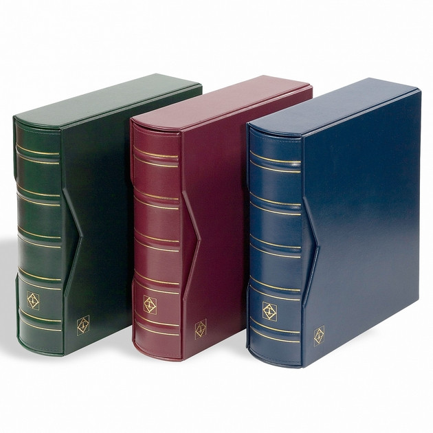 Альбом для 200 листів та листів першого дня C6 з футляром, зелений