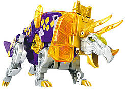 Трансформер динозавр, динобот,бластер Трицерапторс Dinobots
