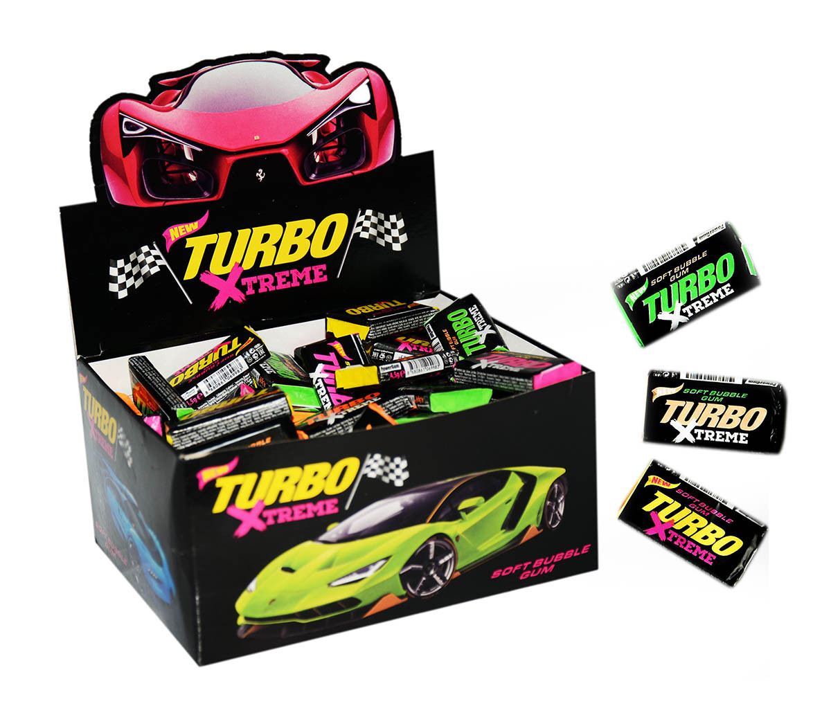 Жувальна гумка Extreme Turbo 100 шт Progum