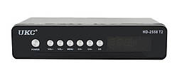 Тюнер цифровий UKC DVB-T2 2558 METAL