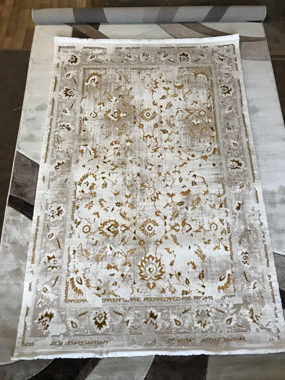АКРИЛОВИЙ КИЛИМ MIRZA 5743 IVORY-GOLD, фото 1