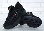 Кросівки жіночі FILA Disruptor II FUR 30963 чорні 36. 37, 38, фото 2