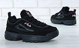 Кросівки жіночі FILA Disruptor II FUR 30963 чорні 36. 37, 38, фото 6