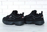 Кросівки жіночі FILA Disruptor II FUR 30963 чорні 36. 37, 38, фото 8