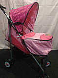 Дитяча коляска Маша і Ведмідь MM 0065-1P (Рожева), фото 2