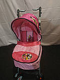 Дитяча коляска Маша і Ведмідь MM 0065-1P (Рожева), фото 4