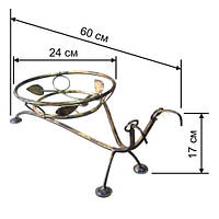 Кована підставка для квітів Равлик