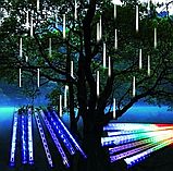 Світлодіодна Гірлянди Снігоспад (SNOWFALL) 30cm 8 шт. біла, фото 3