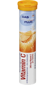 Вітаміни (Німеччина) Дас Гезунде браусттаблеттен Vitamin C (шипучі таблетки вітамін С) 20 шт.