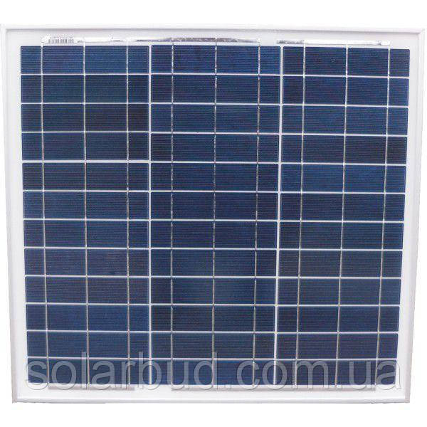 Сонячна батарея (панель) 30Вт, 12В, полікристалічна, PLM-030P-36, Perlight Solar