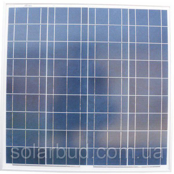 Сонячна батарея (панель) 60Вт, 12В, полікристалічна, PLM-060P-36, Perlight Solar, фото 1