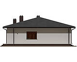 MS-030 проєкт одноповерхового будинку з просторим ґанком і терасою, фото 6