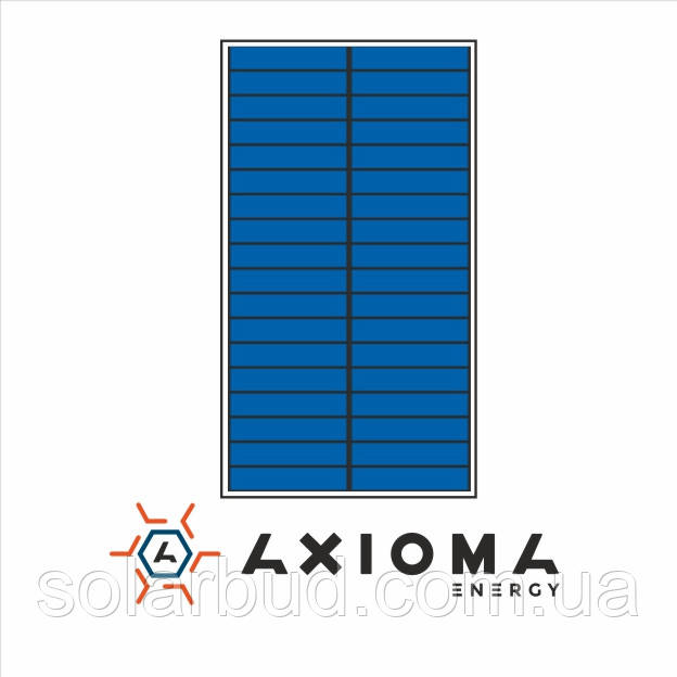 Сонячна батарея (панель) 30Вт, полікристалічна AX-30P, AXIOMA energy
