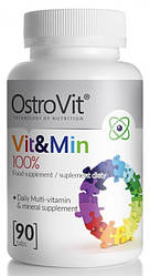 Вітаміни OstroVit Vit&Min 100% 90tab