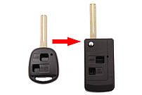 Корпус викидного ключа LEXUS (Лексус) для переробки — 2 кнопки, лезо TOY40