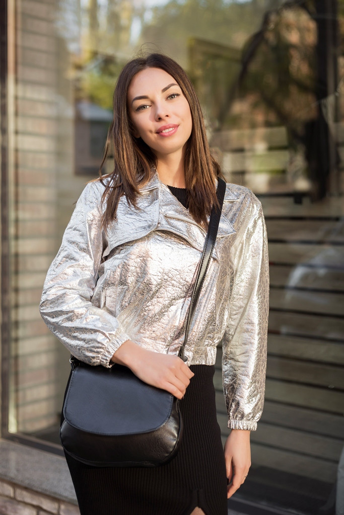 Сумочка Габріела чорний титан, фото 1