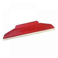 21910001 Ракель с резиновой вставкой XC - Uzlex, squeegee with rubber edge, red 195x 65mm