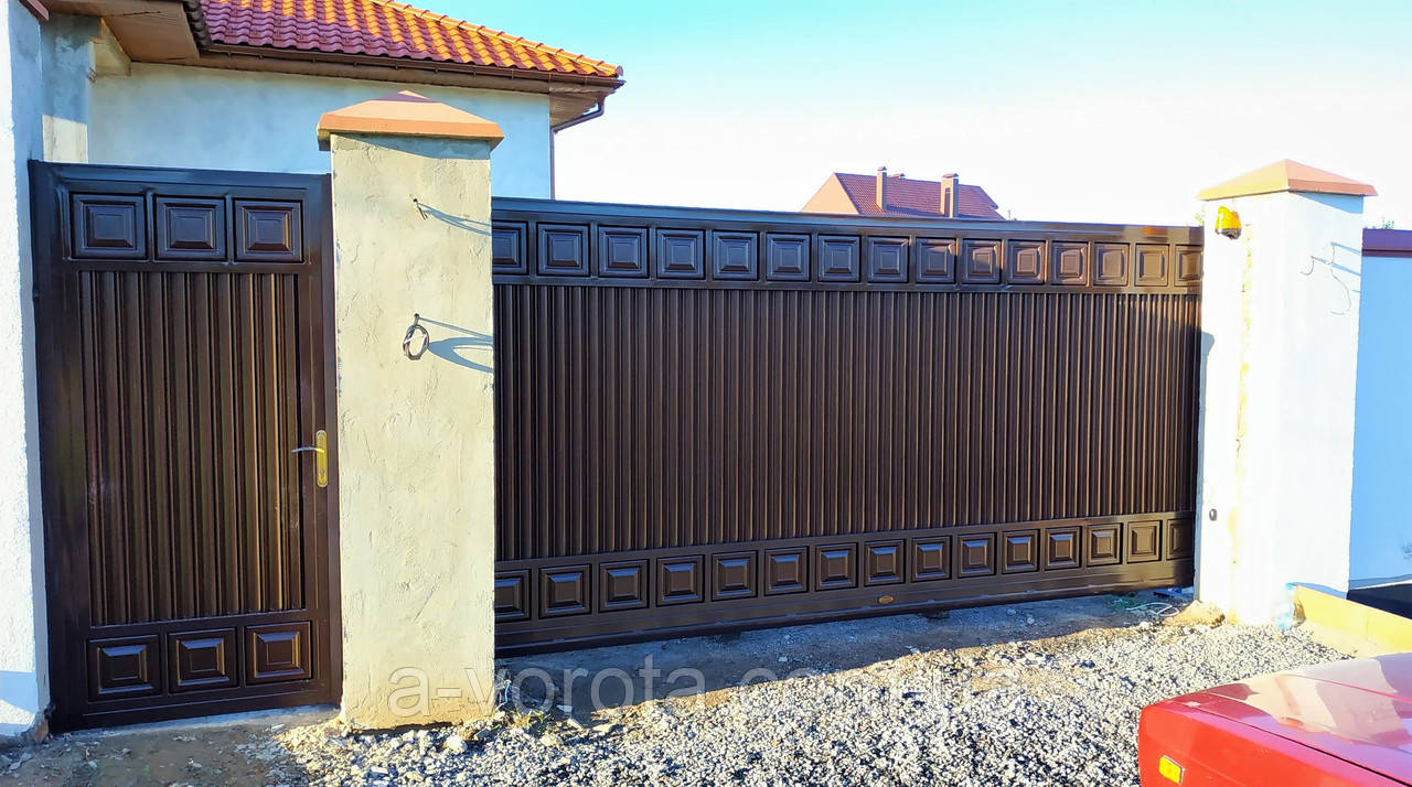 Відкатні ворота TM Hardwick (3 200×2 000 мм)